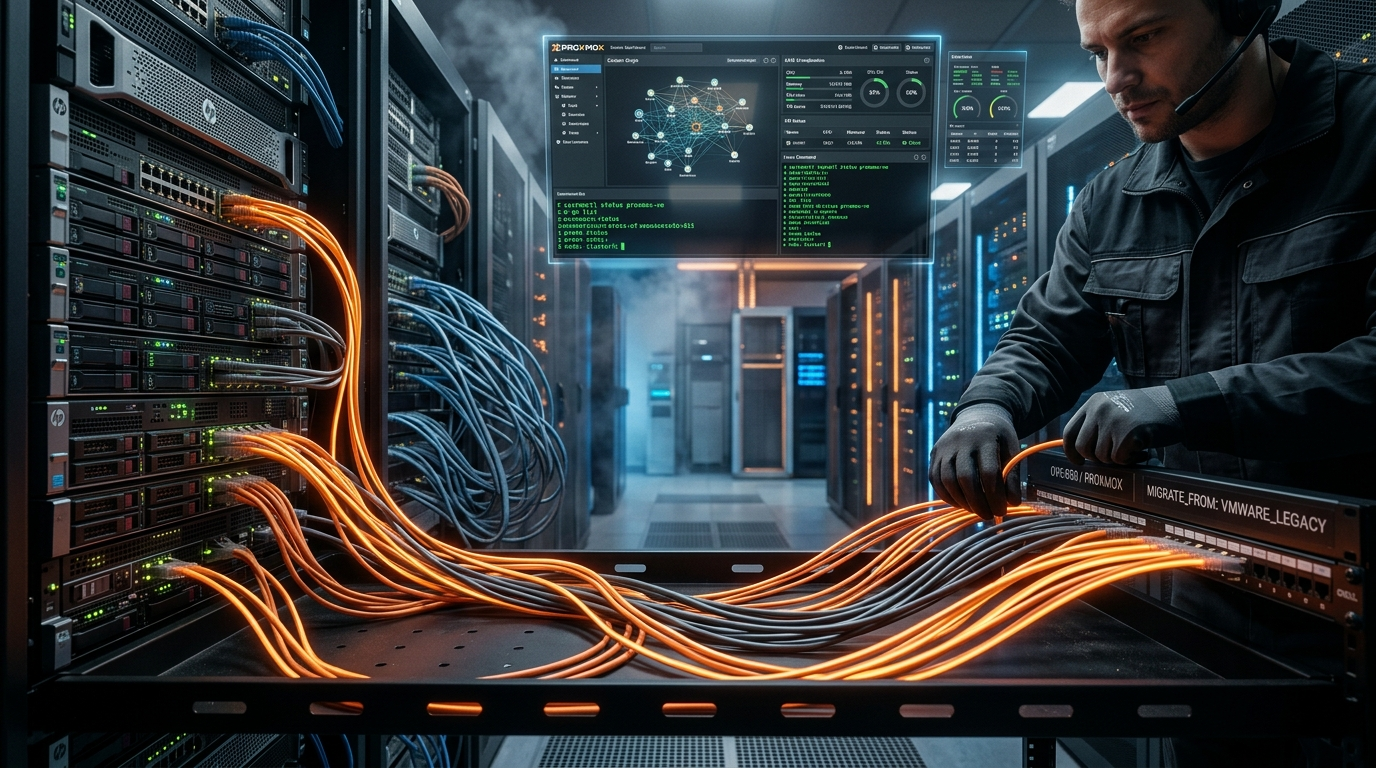 مهاجرت از VMware به Proxmox VE: راهکار سازمانی متن‌باز در دوران پس از Broadcom